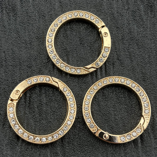 FS2114- 35MM Round Diamonds Keyring
