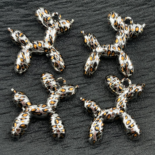 FS2406- Leopard - Print Dog Pendant