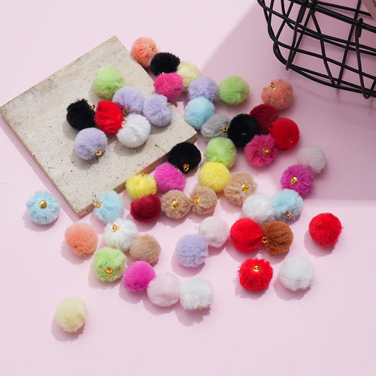 FS1364- 16Mm Plush Charms Furry Pendants