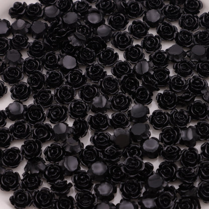 FS4360- 8mm Black Rose Flower Rose