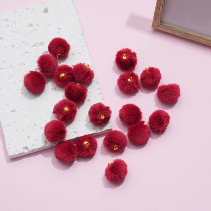 FS1364- 16Mm Plush Charms Furry Pendants
