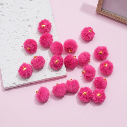 FS1364- 16Mm Plush Charms Furry Pendants