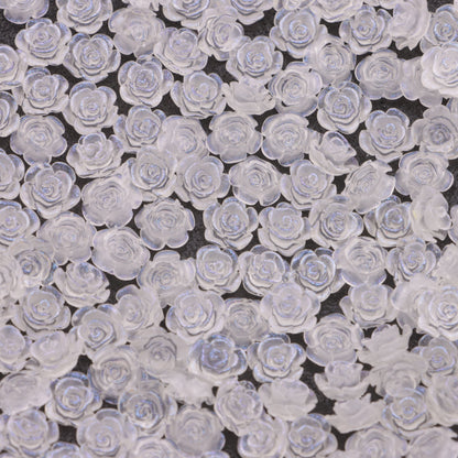 FS4361- 8mm Translucent Rose Flowers Rose