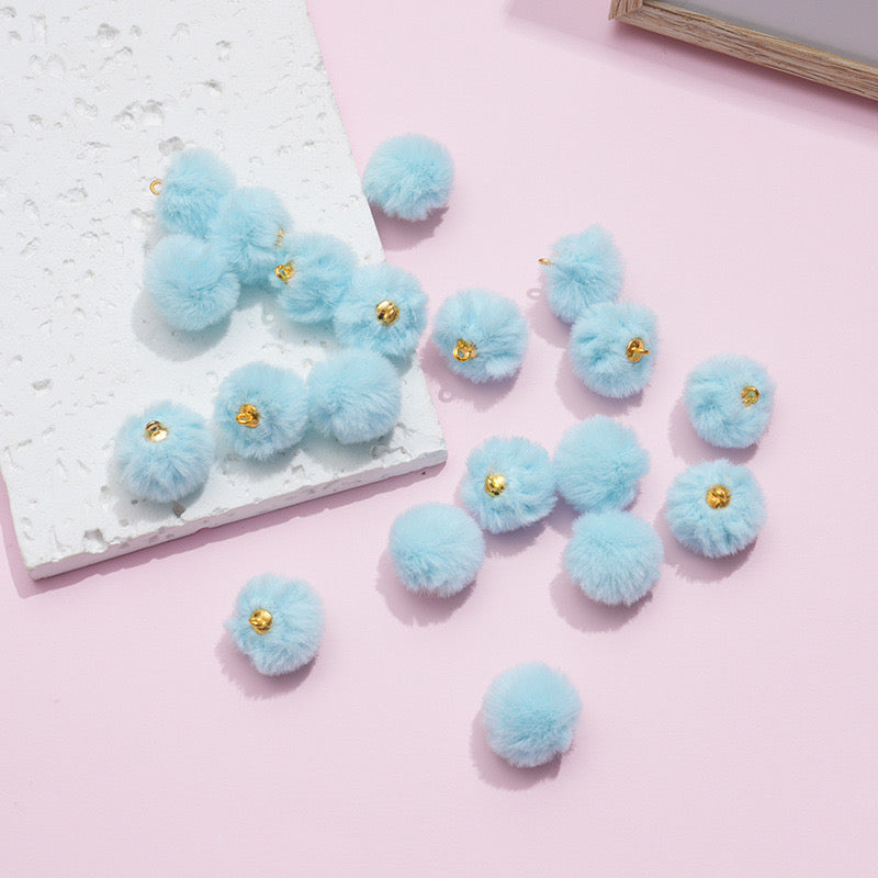 FS1364- 16Mm Plush Charms Furry Pendants