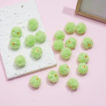 FS1364- 16Mm Plush Charms Furry Pendants