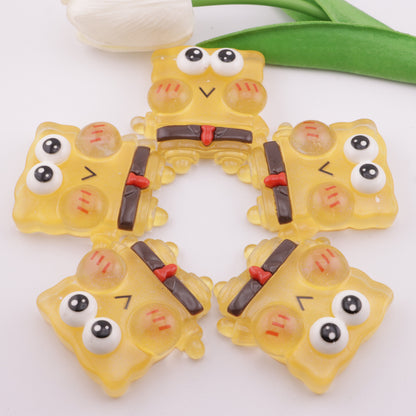 FS5700- Spongebob Resin Patches Luminous Glow