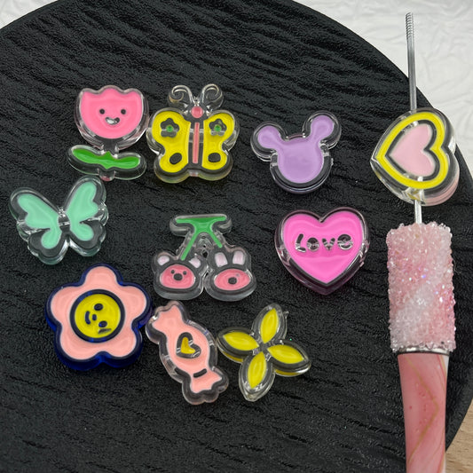 FS2641- Mixed Style Beads With Dropping Oil