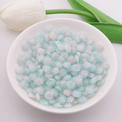 FS5468- 9mm Flower Charms Small Flower Patches Luminous Glow-in-the-Dark