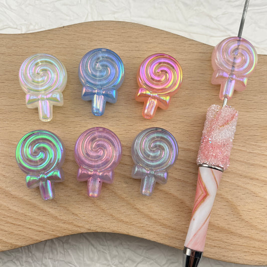 FS2323- Approximately 32mm Jelly Lollipop Beads