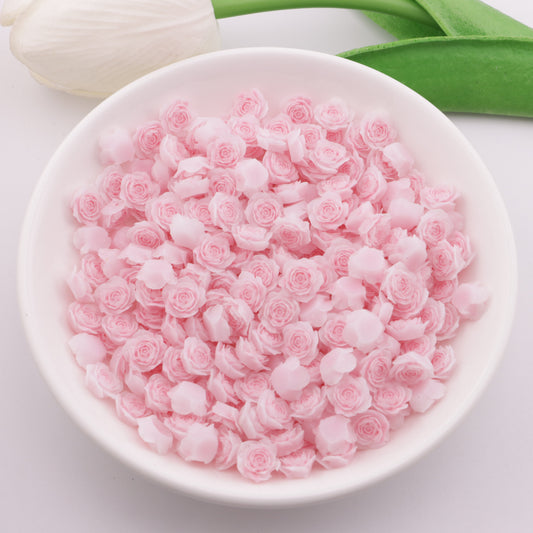 FS3626- 10mm P Rose Flower Charms Roses