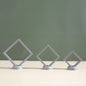 [KM6951]-7*7*2cm,[KM6952]-9*9*2cm,[KM6953]-11*11*2cm, PE Square Suspended Box Jewelry Box, Small Jewelry Ring Box, Suspended Anti-oxidation Exquisite Display Box, [KM6954]- 5.5*5.5*1.7cm Round Stands