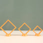 [KM6951]-7*7*2cm,[KM6952]-9*9*2cm,[KM6953]-11*11*2cm, PE Square Suspended Box Jewelry Box, Small Jewelry Ring Box, Suspended Anti-oxidation Exquisite Display Box, [KM6954]- 5.5*5.5*1.7cm Round Stands