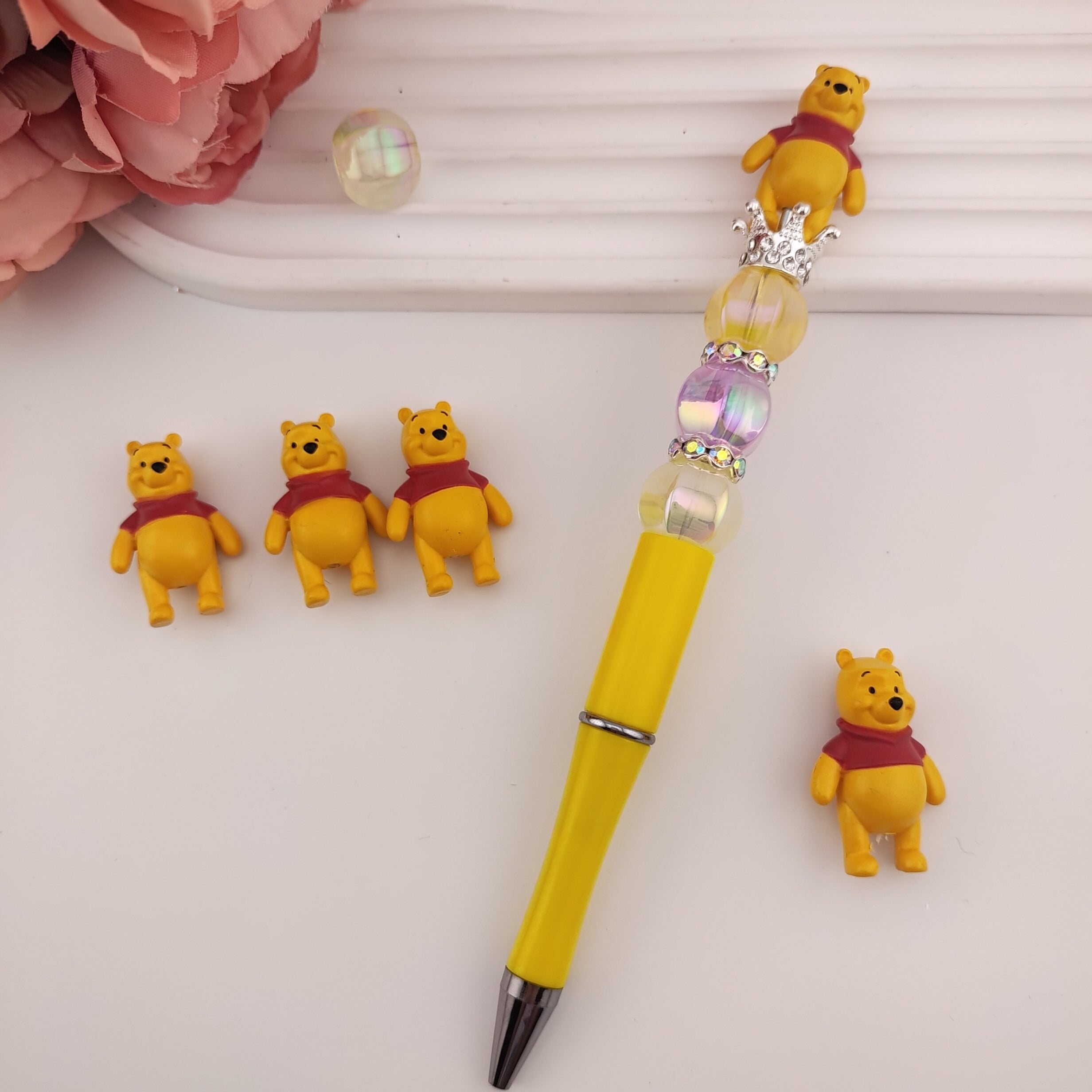 21MM Yellow Vinnie Vinyl Pen Topper