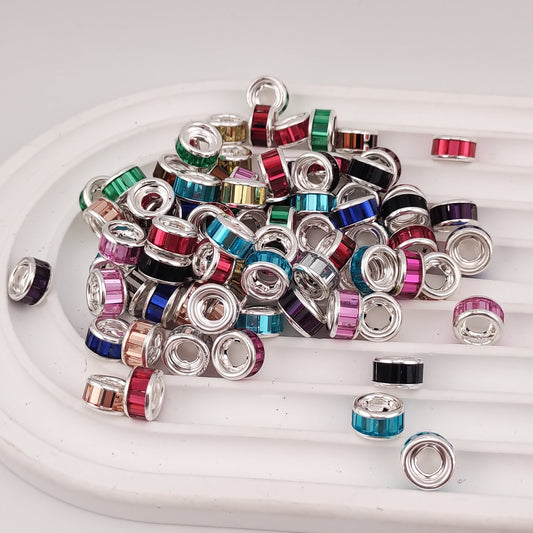 FS1106- 9Mm Colorful Small Spacer Beads