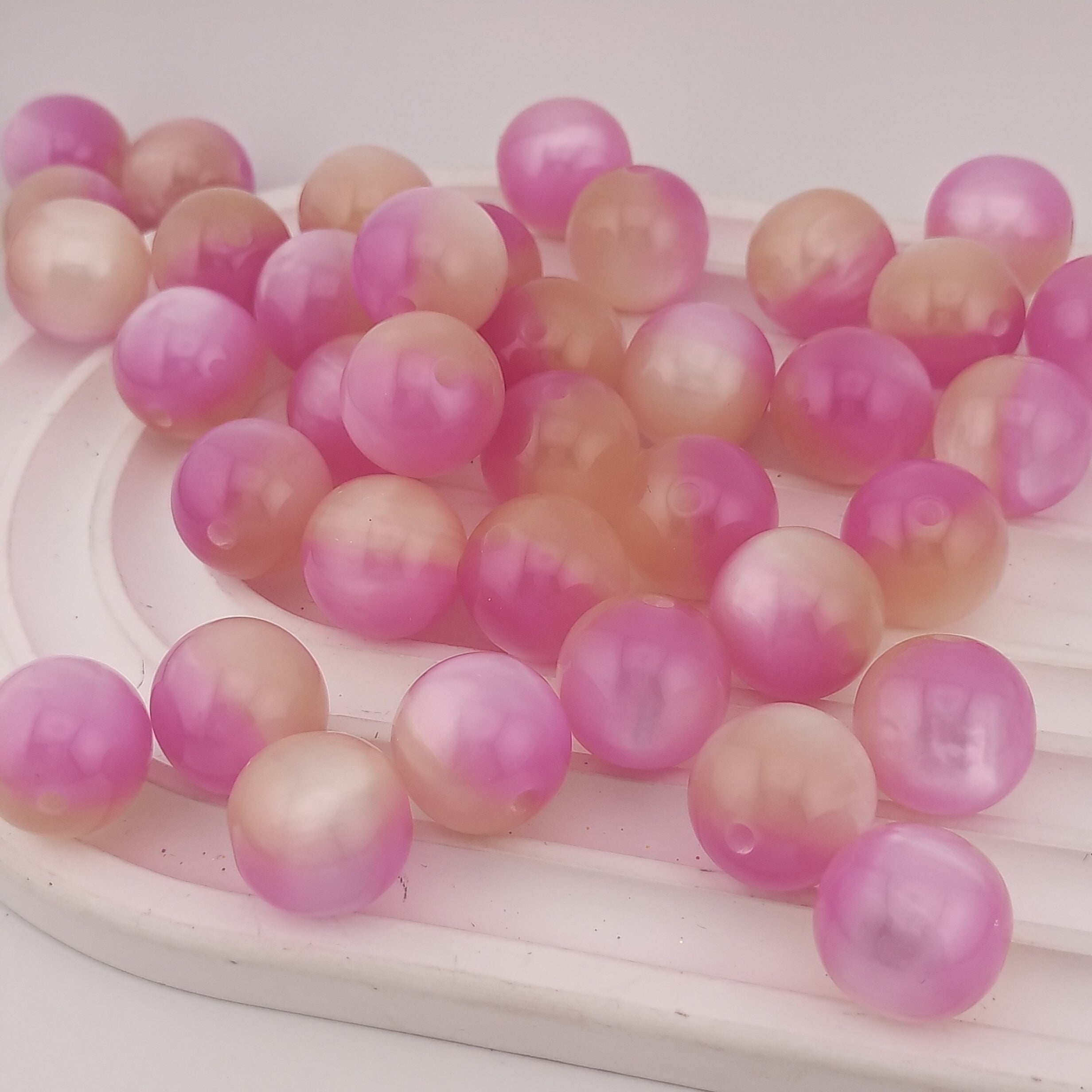 16MM Round Resin Beads Fit For Beadable Pens