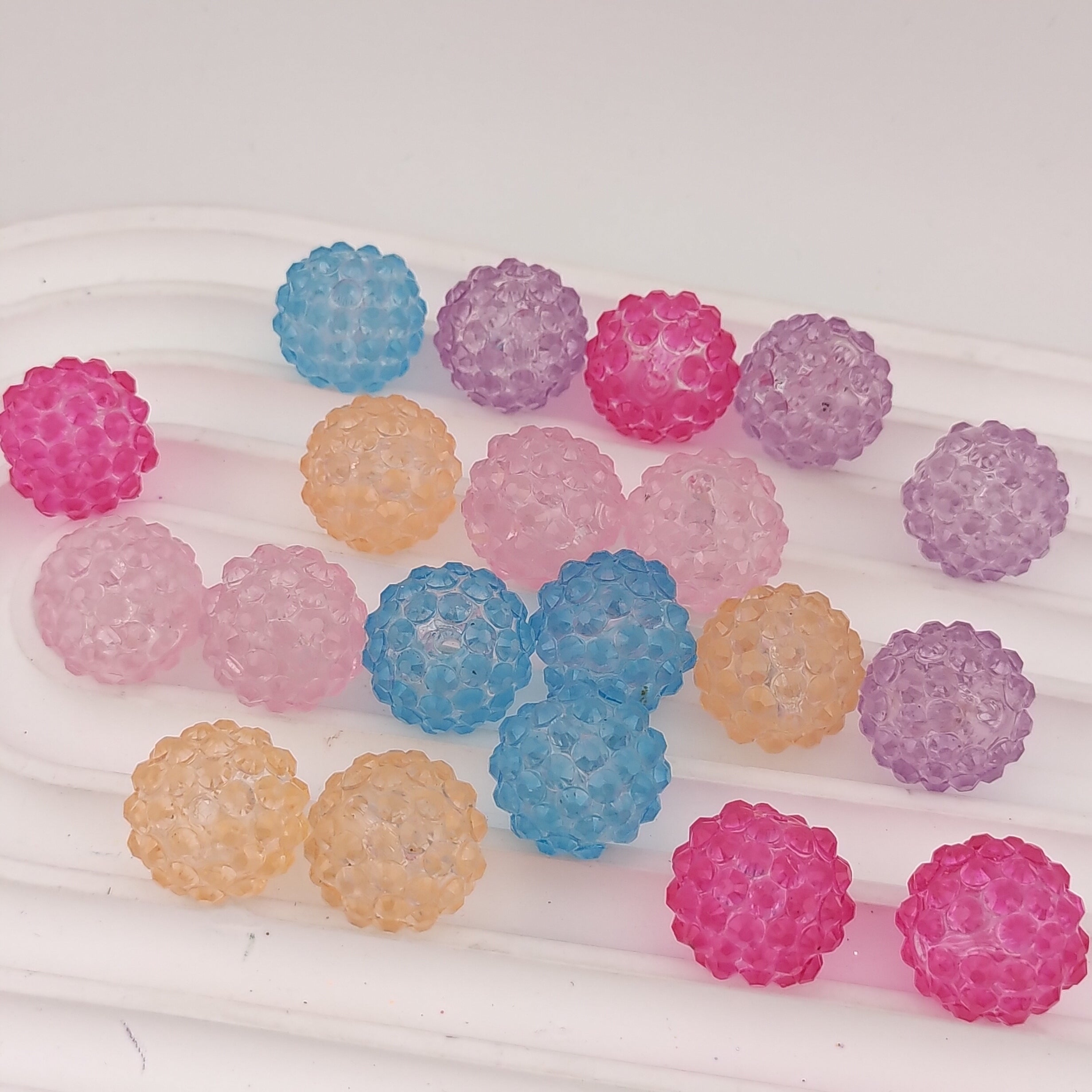 16MM Glowing Resin Beads Fit For Beadable Pens