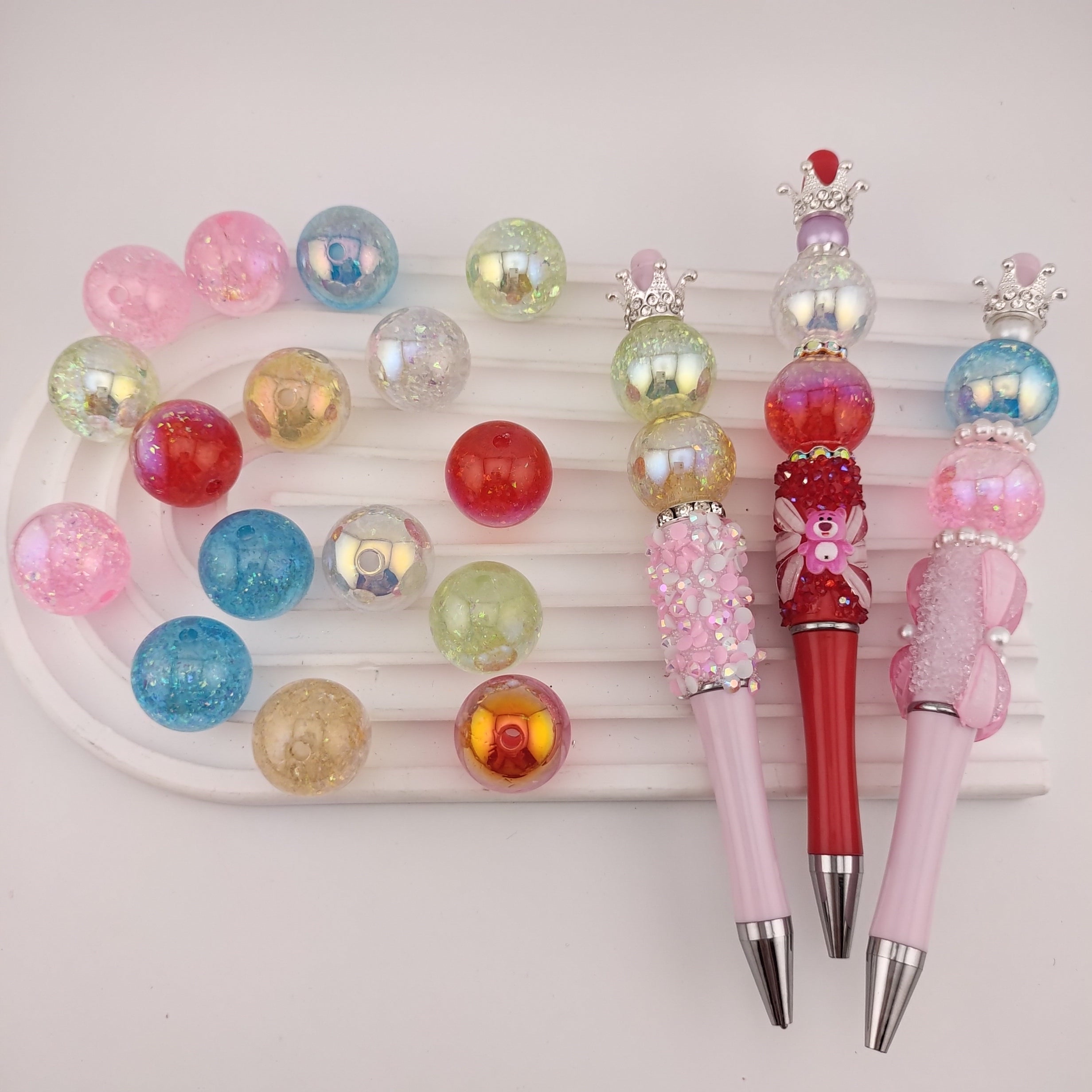 20MM Round Resin Beads Fit For Beadable Pens