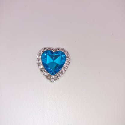 FS0643- 20Mm Heart Charms Love - shaped Alloy Patches