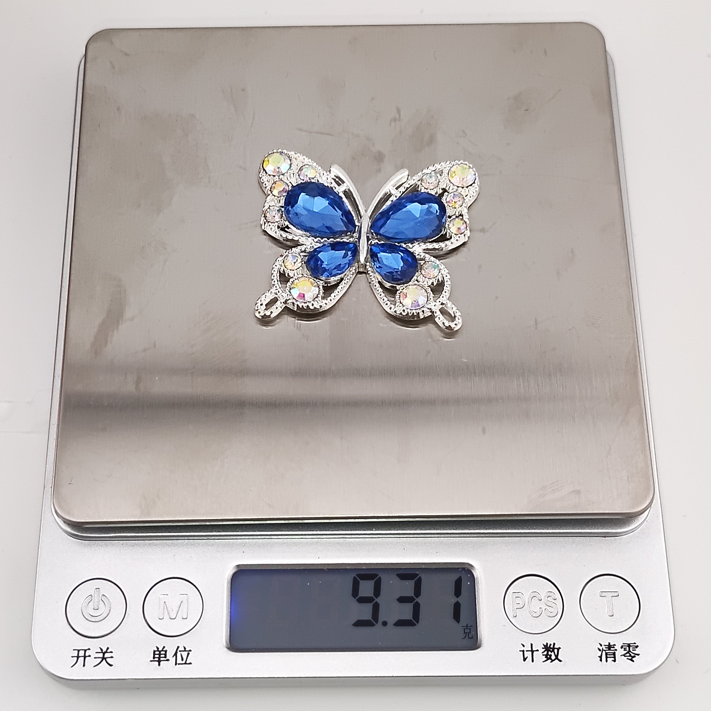 34*40mm Butterfly Alloy Patch For Making Fancy Bead