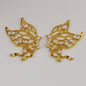 [KM0631]- 39mm Butterfly Wings Alloy Metal Charms