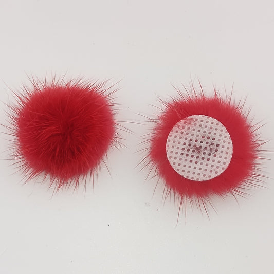 FS0995- About 22-27MM Plush Charms Single-Sided Plush Patches