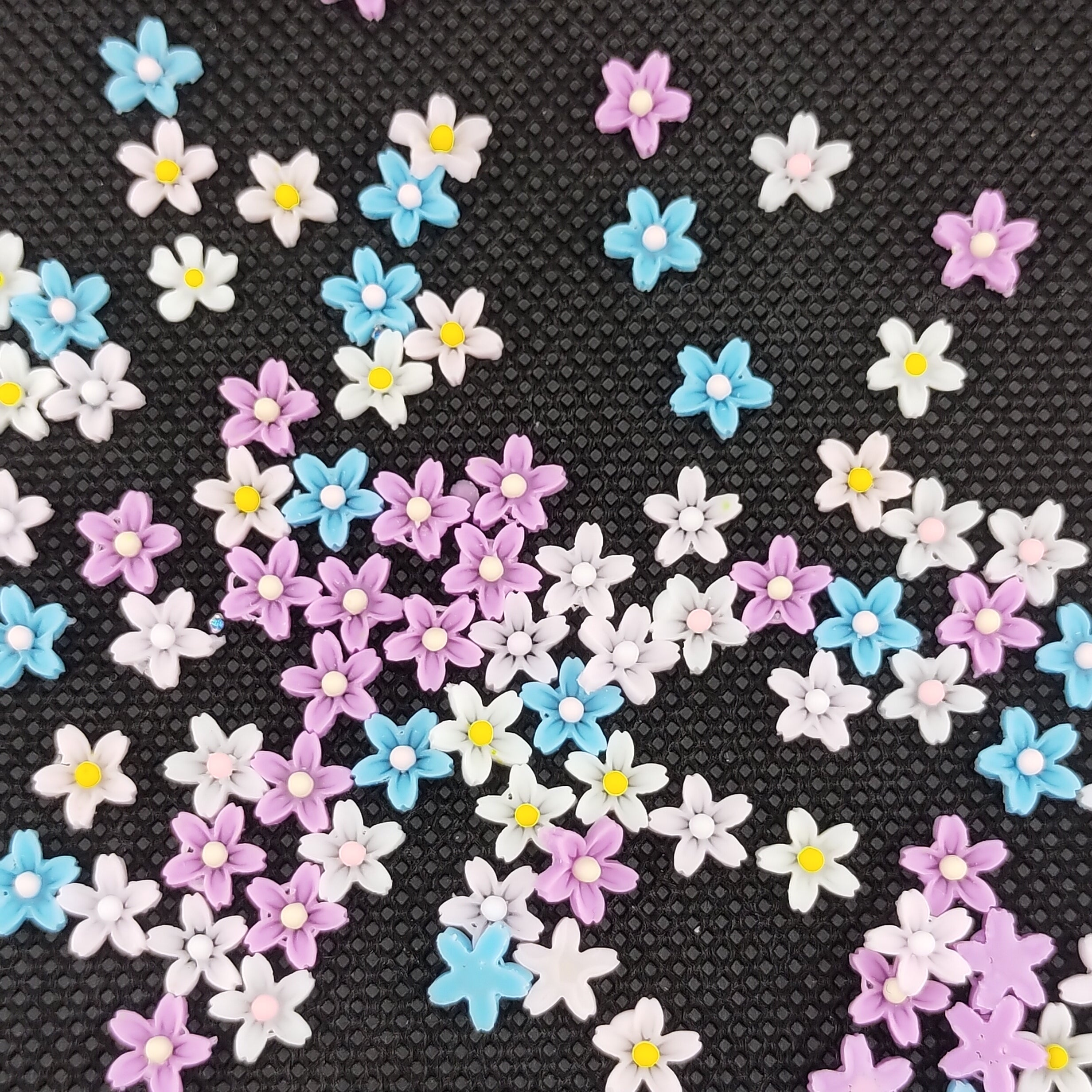 7MM Mixed Color Mini Daisy Flower  For Making Fancy Pen