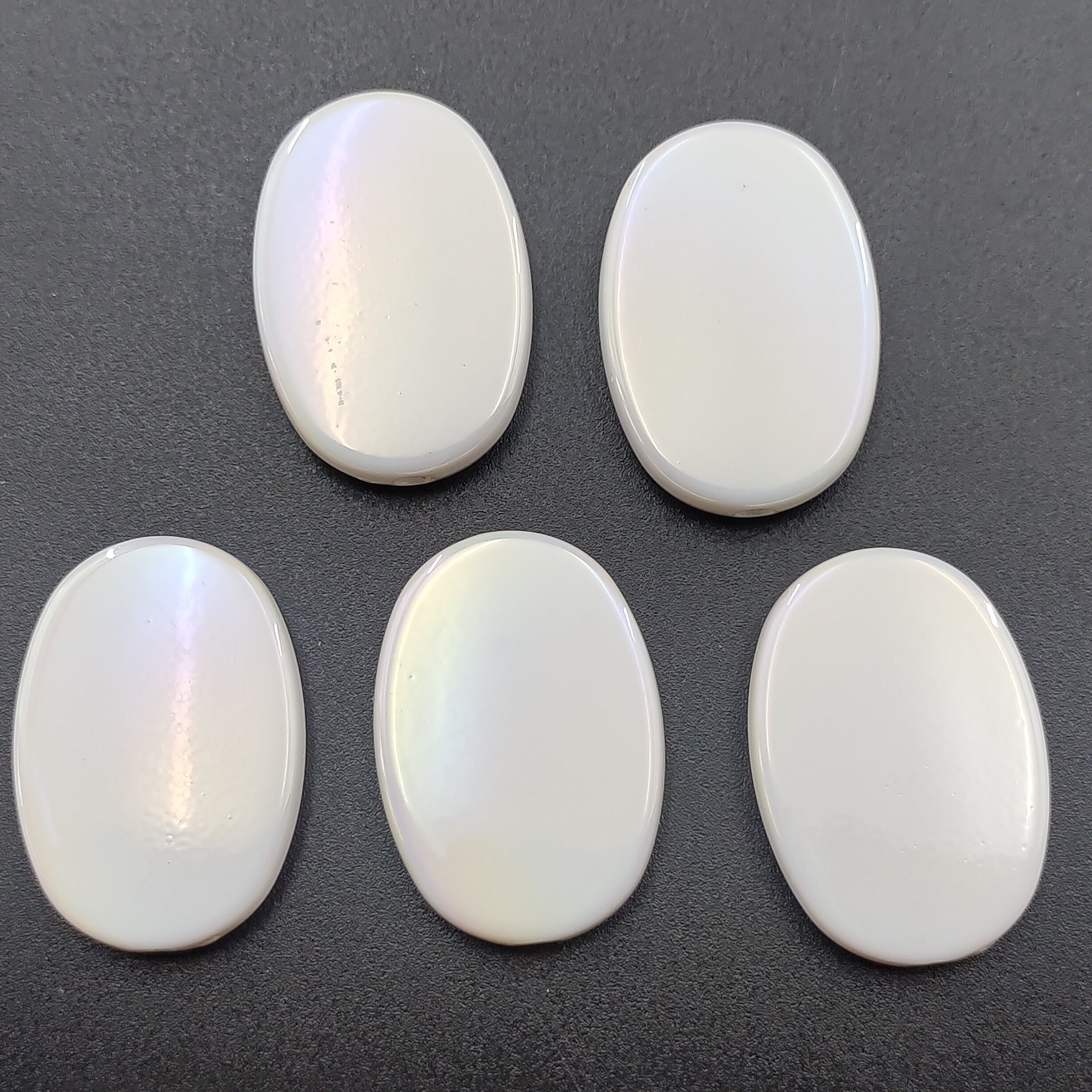 BB0038-30MM Elliptical White Base Plate Fit For Beadable Pen