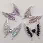[KM0316]- 54.5MM Heart Wings Diamonds Metal Charms, For Making Fancy Beads