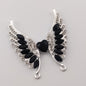 [KM0316]- 54.5MM Heart Wings Diamonds Metal Charms, For Making Fancy Beads