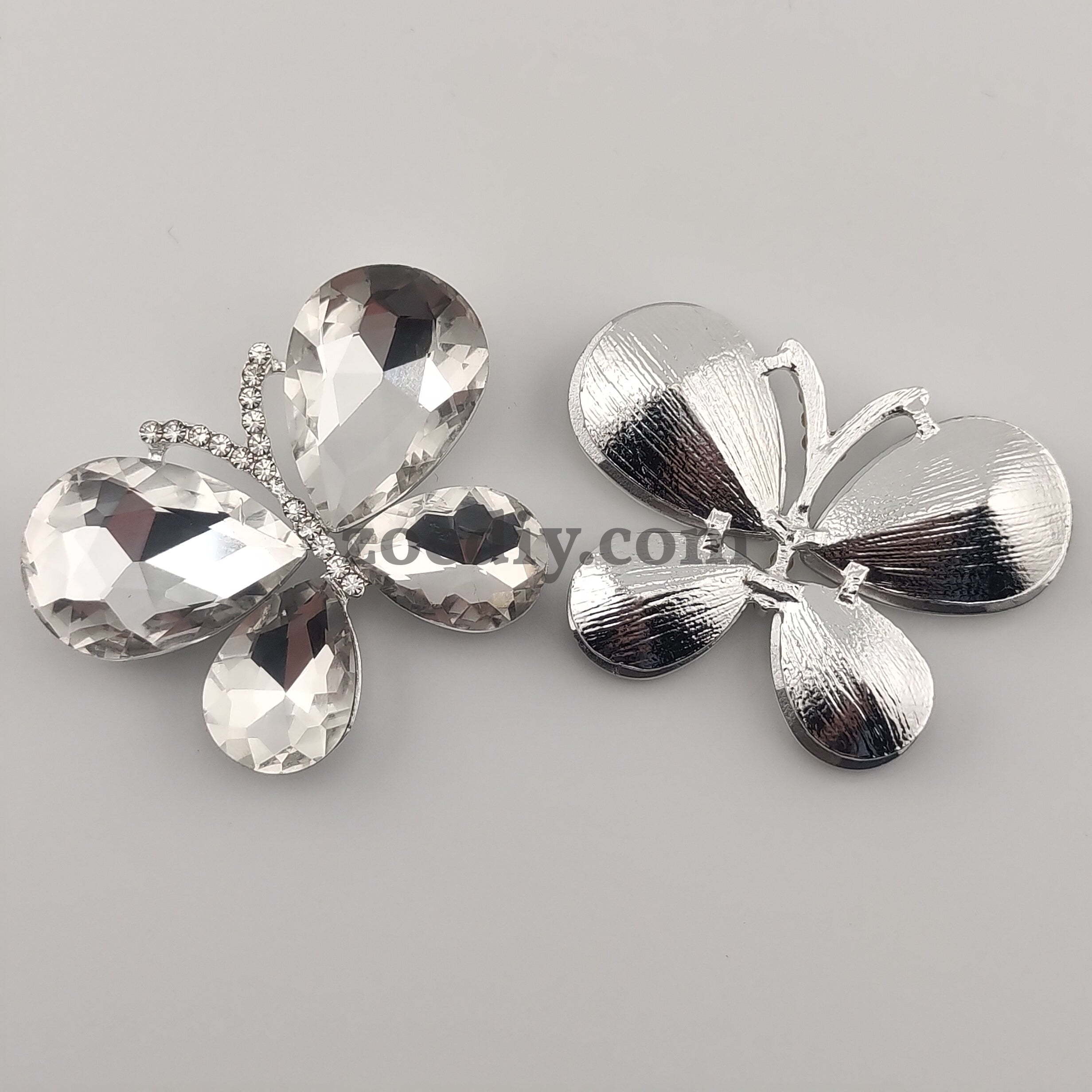 FS0302- 34MM Diamond Butterfly Charms Accessories For Making Fancy Beads