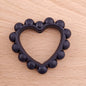 [KM0846]- 39MM Heart Frame Based Beads Fit for Beadable Pens