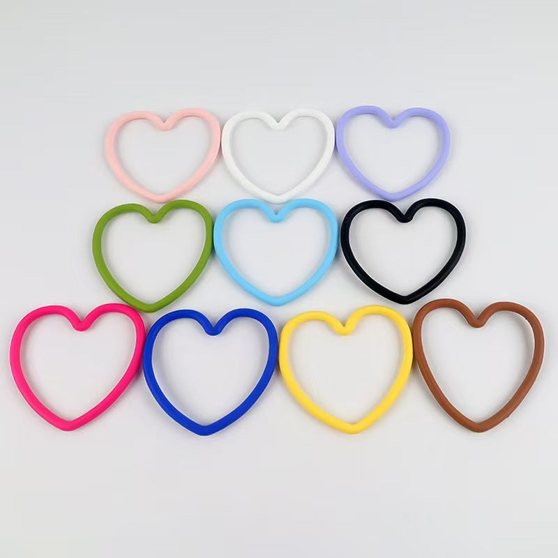 FS4834- 90mmx70mm Silicone Heart-Shaped Ring