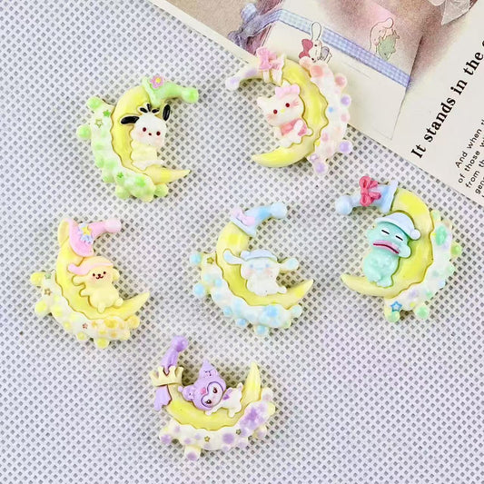 FS4960- Sanrio Moon Resin Charms