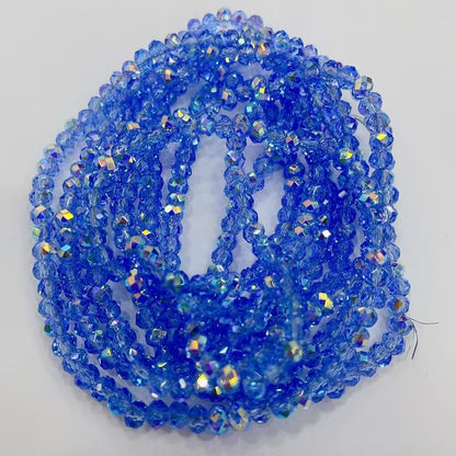 FS3828- 4mm Ab Glass Beads Color-Plated Glass Beads