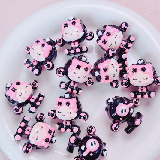 FS4808- 28*30mm Sp Hand Painted Hand - Painted Beads