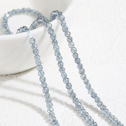 FS5318- About 450 PCS 6mm Crystal Glass Beads