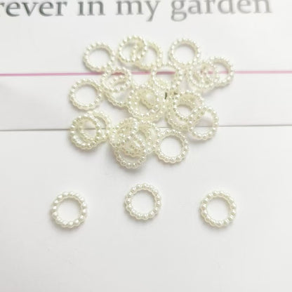 FS2200- 10mm Round Pearl Ring, Round Pearl Circle