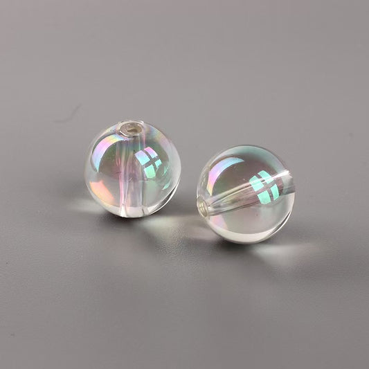 FS5313- 14mm AB-Coated Acrylic Beads