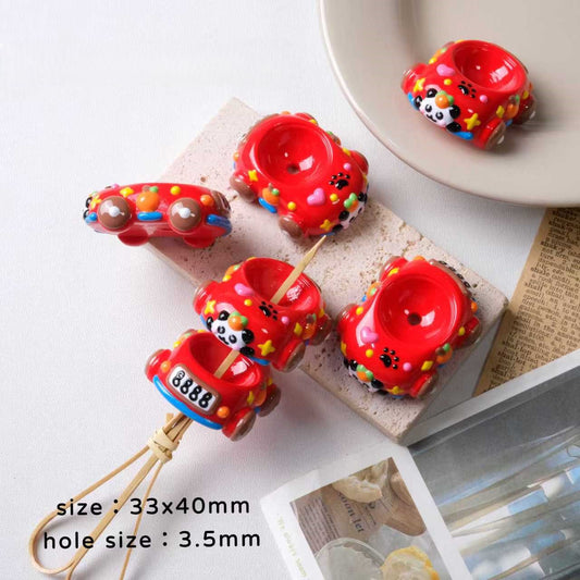 FS3257-30*40mm Red Pearl Hand - Painted Car