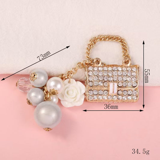 FS1759- Pearl Flower Bag Alloy Patches