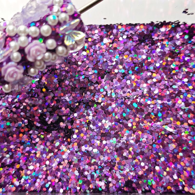 [KM5710]- 1mm 육각형 레이저 글리터 플래시 리필