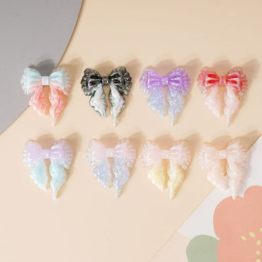 FS5179- 34*40mm Resin Bows Charms Luminous