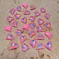 [KM6939]- 8mm*9mm Moca Love Heart Rhinestones, Crystal Diamonds, Sharp Bottomed