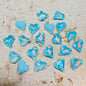 [KM6939]- 8mm*9mm Moca Love Heart Rhinestones, Crystal Diamonds, Sharp Bottomed