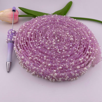 FS1636-2.7cm Width Diamonds with Pearl Pen Wraps