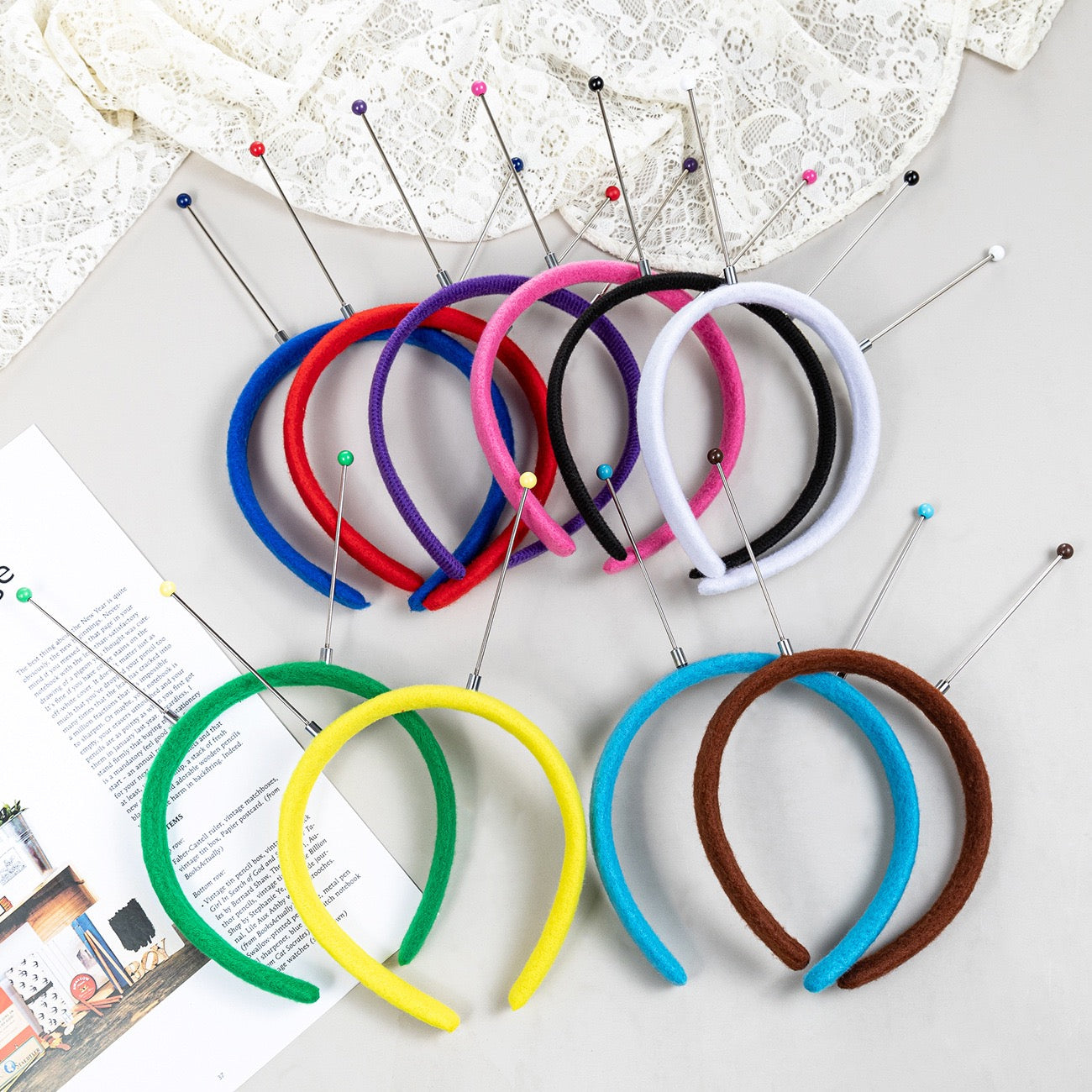 FS1637- 1 Piece Beadable Hairband