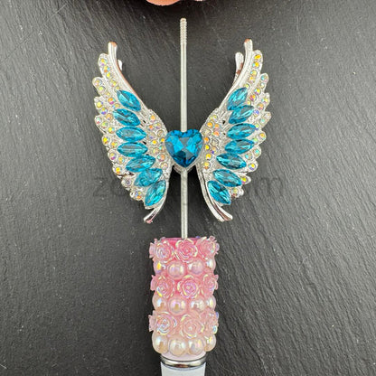 FS4694-45*20mm Angle Wings Alloy Beads