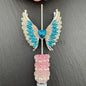[KM4694]- 45*20mm Heart Angle Wings Alloy Metal Beads