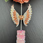 [KM4694]- 45*20mm Heart Angle Wings Alloy Metal Beads