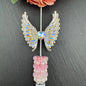 [KM4694]- 45*20mm Heart Angle Wings Alloy Metal Beads
